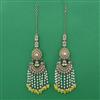 Indo Western Birds Earring with Mehndi Plating
