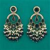 Indo Western Long Earring with Mehndi Plating