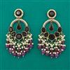 Indo Western Long Earring with Mehndi Plating