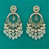 Indo Western Long Earring with Mehndi Plating