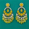 Indo Western Long Earring with Mehndi Plating