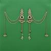 Indo Western Long Earring with Mehndi Plating
