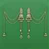 Indo Western Long Earring with Mehndi Plating