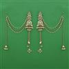 Indo Western Long Earring with Mehndi Plating