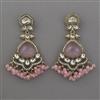 Indo Western Classic Earring with Mehndi Plating
