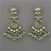 Indo Western Classic Earring with Mehndi Plating