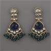 Indo Western Classic Earring with Mehndi Plating