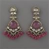Indo Western Classic Earring with Mehndi Plating