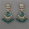 Indo Western Classic Earring with Mehndi Plating