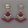 Indo Western Classic Earring with Mehndi Plating