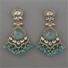 Indo Western Classic Earring with Mehndi Plating