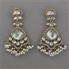 Indo Western Classic Earring with Mehndi Plating