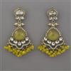 Indo Western Classic Earring with Mehndi Plating