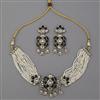 Indo Western Choker Necklace with Mehndi Plating