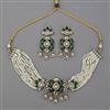 Indo Western Choker Necklace with Mehndi Plating