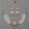 Indo Western Choker Necklace with Mehndi Plating
