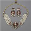 Indo Western Choker Necklace with Mehndi Plating