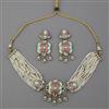 Indo Western Choker Necklace with Mehndi Plating