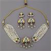 Indo Western Choker Necklace with Mehndi Plating