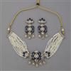 Indo Western Choker Necklace with Mehndi Plating