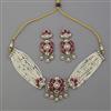 Indo Western Choker Necklace with Mehndi Plating