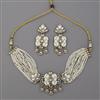 Indo Western Choker Necklace with Mehndi Plating