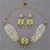 Indo Western Choker Necklace with Mehndi Plating