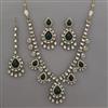 Indo Western Classic Necklace with Mehndi Plating