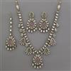 Indo Western Classic Necklace with Mehndi Plating