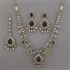 Indo Western Classic Necklace with Mehndi Plating