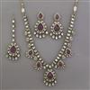 Indo Western Classic Necklace with Mehndi Plating