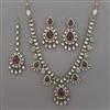 Indo Western Classic Necklace with Mehndi Plating