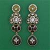 Indo Western Meenakari Earring with Mehndi Plating
