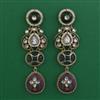 Indo Western Meenakari Earring with Mehndi Plating