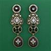 Indo Western Meenakari Earring with Mehndi Plating