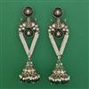Indo Western Meenakari Earring with Mehndi Plating