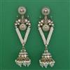 Indo Western Meenakari Earring with Mehndi Plating