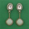 Indo Western Meenakari Earring with Mehndi Plating
