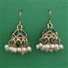 Indo Western Jhumki with Mehndi Plating