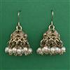 Indo Western Jhumki with Mehndi Plating