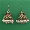 Indo Western Jhumki with Mehndi Plating