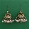 Indo Western Jhumki with Mehndi Plating