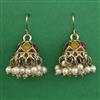 Indo Western Jhumki with Mehndi Plating