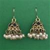Indo Western Jhumki with Mehndi Plating