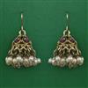 Indo Western Jhumki with Mehndi Plating