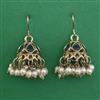 Indo Western Jhumki with Mehndi Plating