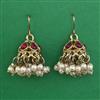 Indo Western Jhumki with Mehndi Plating