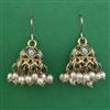 Indo Western Jhumki with Mehndi Plating