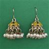Indo Western Jhumki with Mehndi Plating