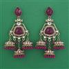 Indo Western Jhumki with Mehndi Plating
